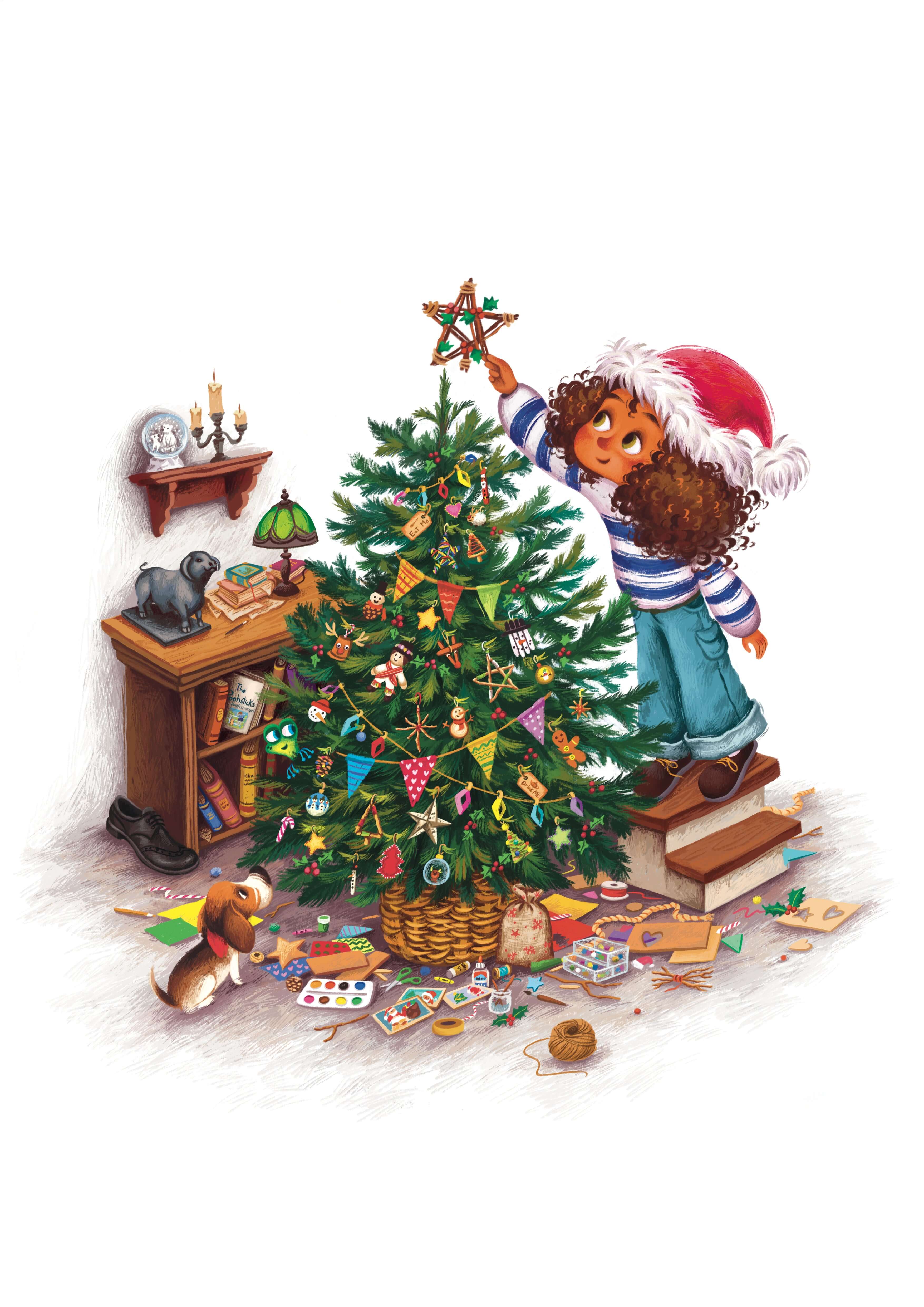 Free Christmas Scout Colouring In Sheet